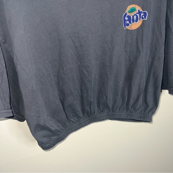 aerie Offline “Fanta” Cropped Shirt Gray Size Medium - Picture 8 of 8
